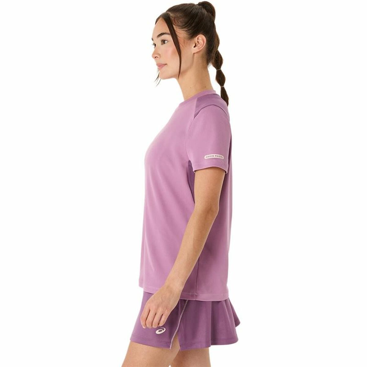 Men’s Short Sleeve T-Shirt Asics Padel Court Ss Top Purple Violet